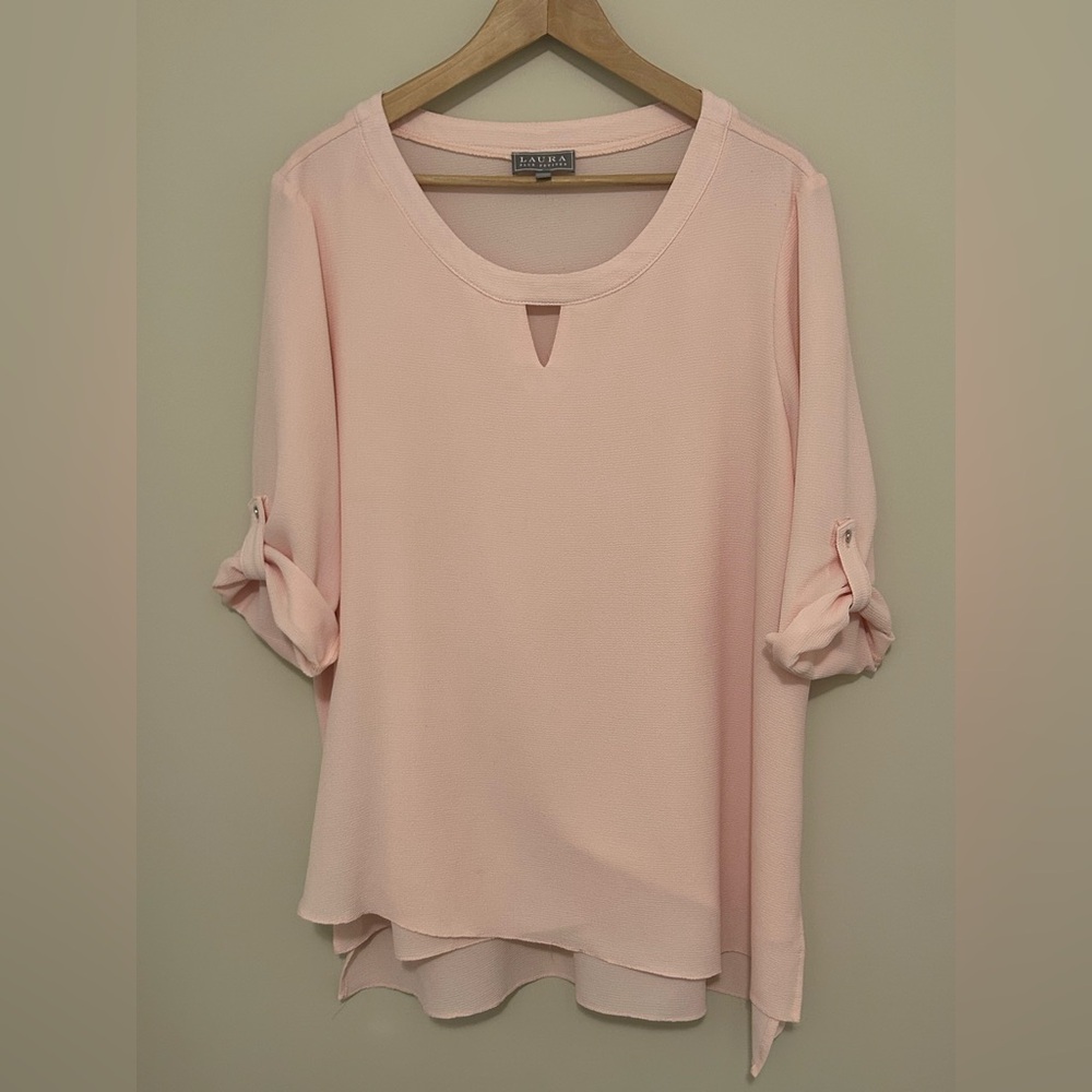 Laura Soft Pink Women's Blouse size 14